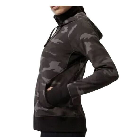 Athleta Triump Activewear Printed Camo Zip Up Hoodie Sweatshirt Size X Small New - Picture 16 of 16